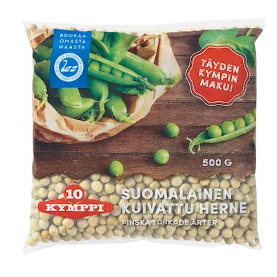 Kymppi Finnish dried peas 500g 
